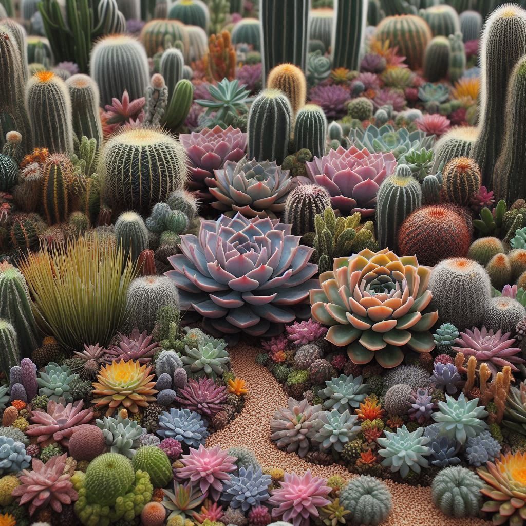 Arid Landscapes Succulents and Cacti