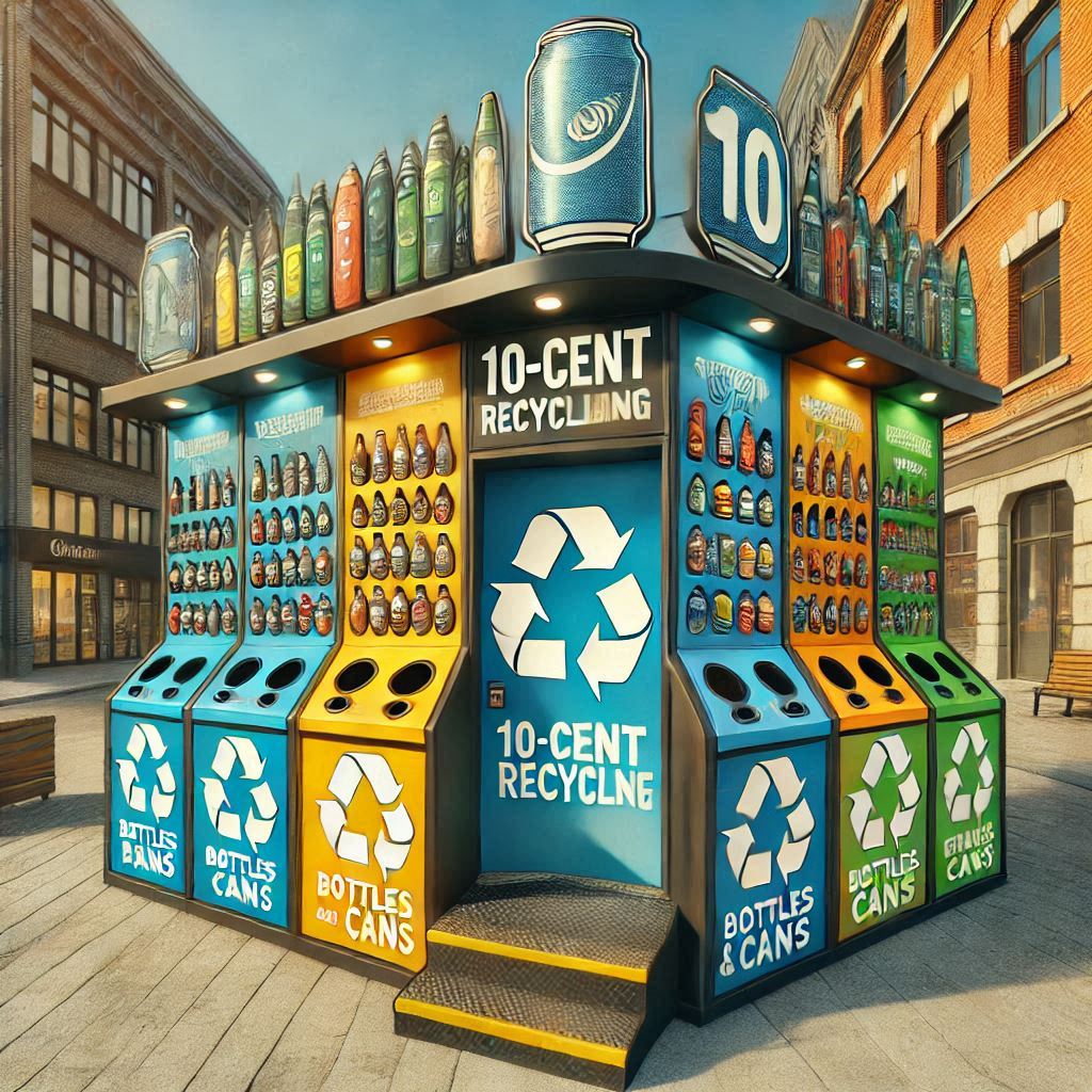 Recycling Bottles 10-Cent Return Centers And The Real Positive Impact