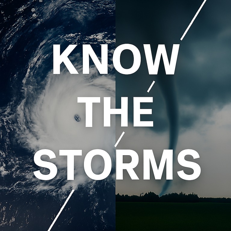 The Difference Between A Typhoon A Cyclone And A Tornado