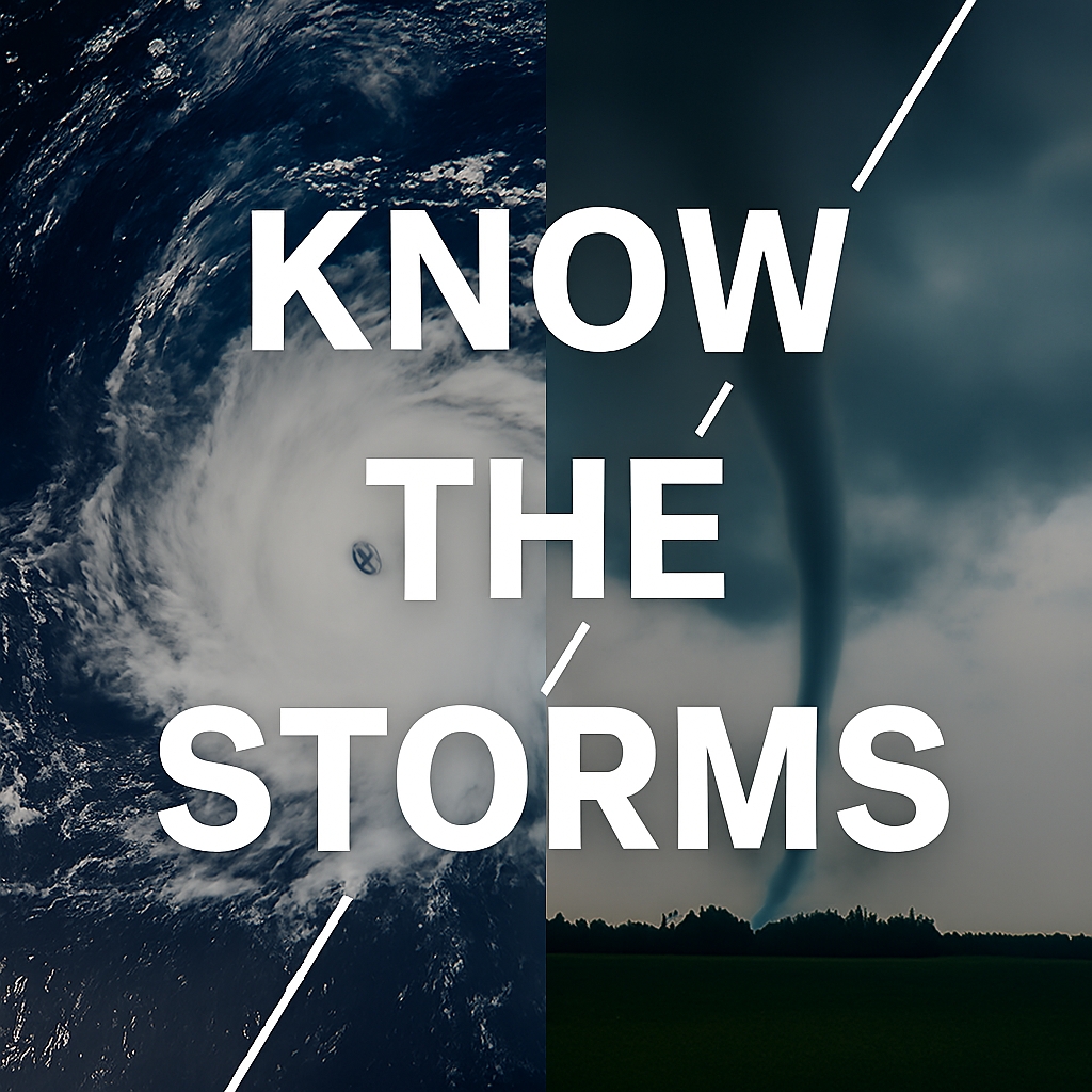 The Difference Between A Typhoon A Cyclone And A Tornado