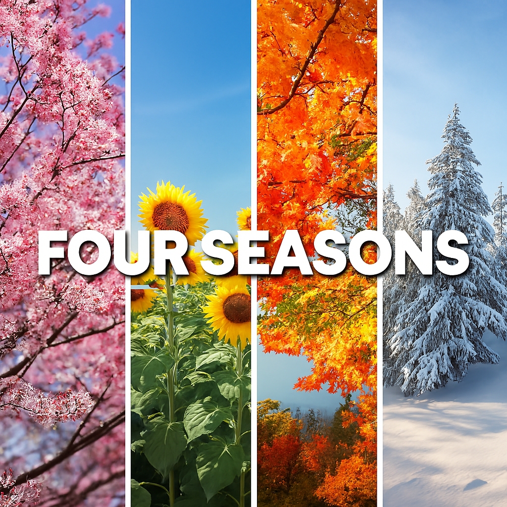 The Magical Changing 4 Seasons And The Environment And Ecology