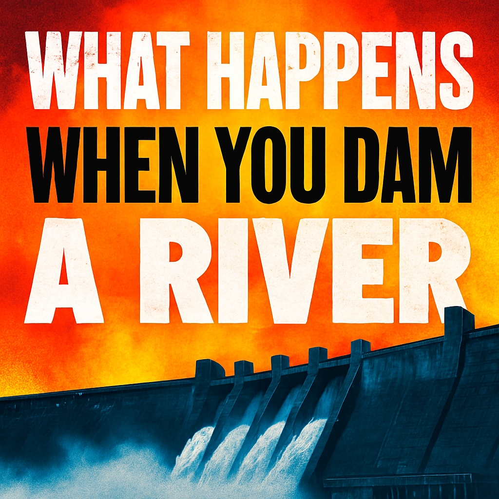 Damming A River Important Impact Alteration Of Natural Flow